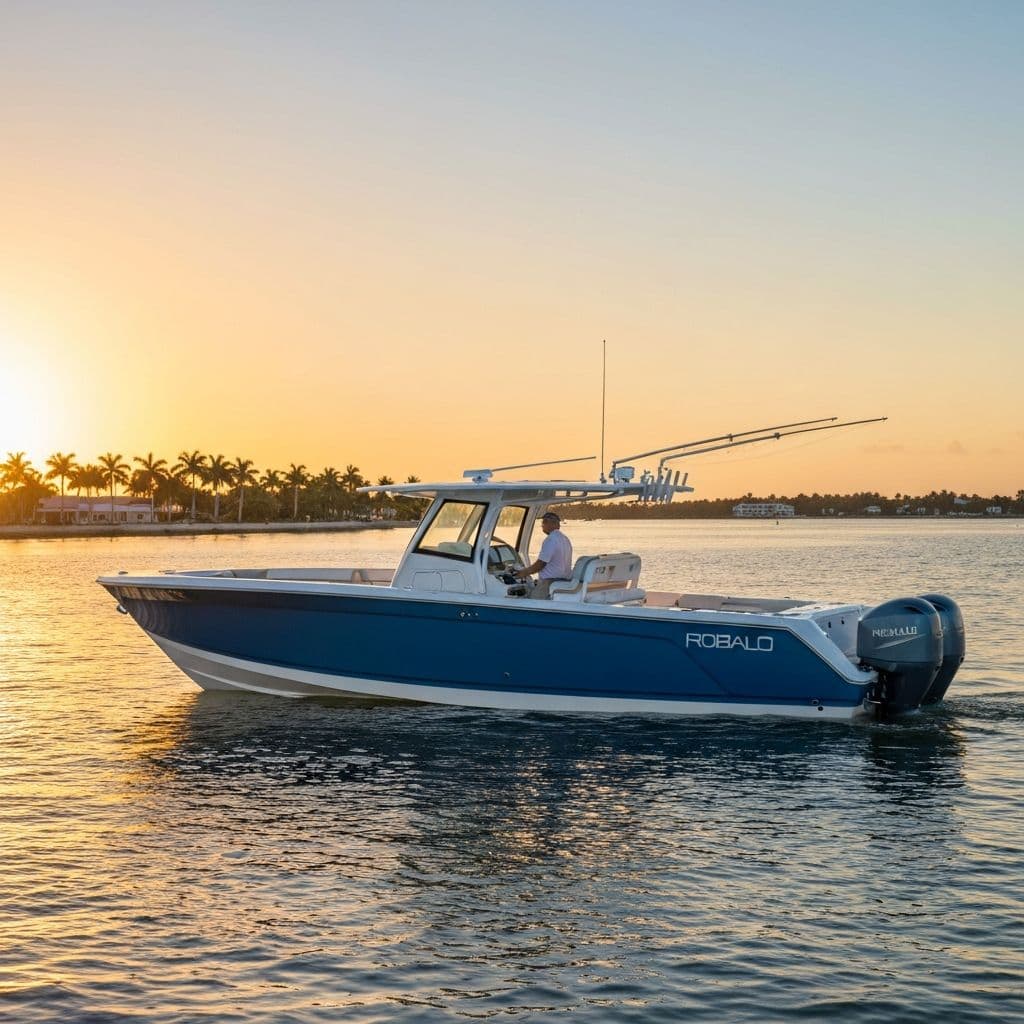 Robalo boats on the water