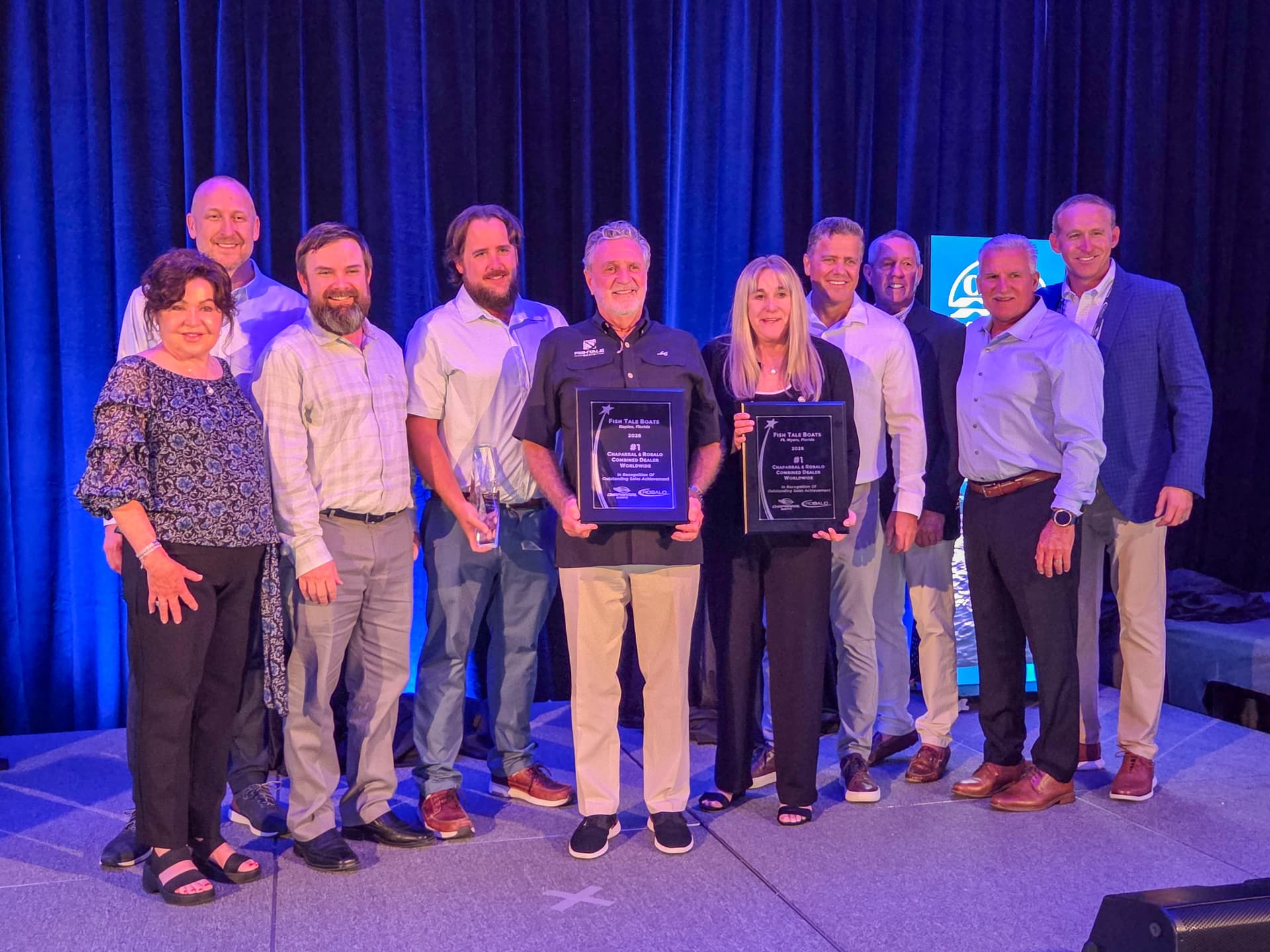 Fish Tale Boats Wins Top Robalo & Chaparral Award 8th Year in a Row