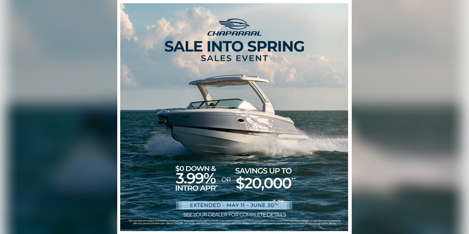 Chaparral Sale Into Spring Sales Event