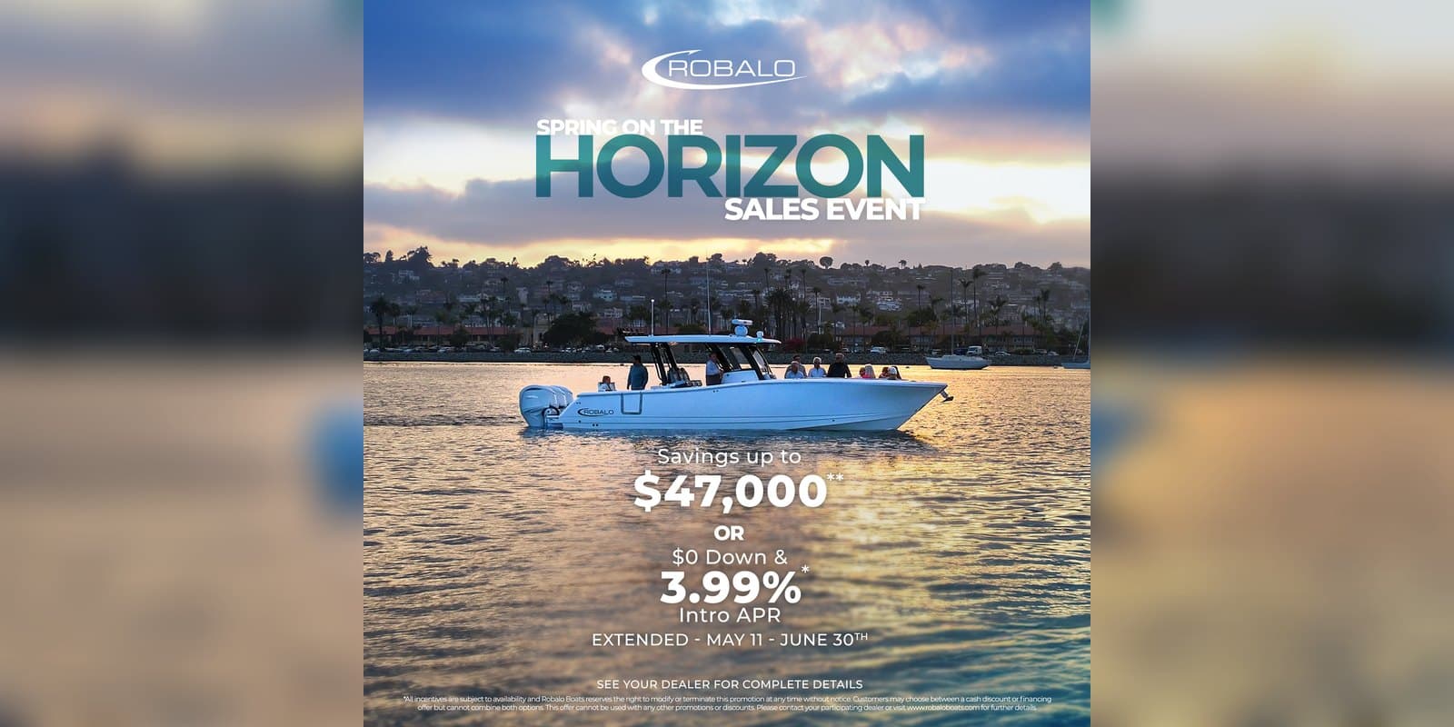 Robalo Spring on the Horizon Sales Event