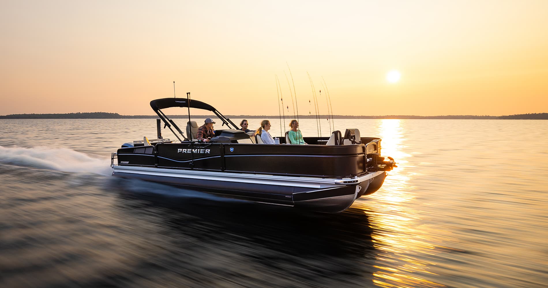 Premier Sunsation Angler on the water